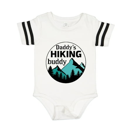 

Inktastic Daddy s Hiking Buddy with Mountains and Trees Gift Baby Boy or Baby Girl Bodysuit