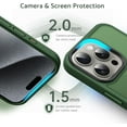 thumbnail image 4 of Designed for iPhone 15 Pro Case, [Support Wireless Charging] Soft Silicone Slim Anti-Scratch Protective Phone Case for iPhone 15 Pro 6.1 inch, Green, 4 of 12