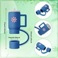 thumbnail image 2 of LUIISIS 20Pcs Straw Cover Caps, Cute Cartoon Straw Toppers for Drinking Straws, Portable Straw Tips Covers for 30&40 Oz 10mm Reusable Silicone Straw Topper, Cups Accessories, 2 of 7