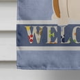 thumbnail image 4 of Caroline's Treasures BB5716CHF Bull Terrier Red White Welcome Flag Canvas House Size , Large, multicolor, 4 of 4