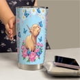 thumbnail image 2 of Highland Cow Tumbler 20oz with Lid for Home School Office Spring Cow Sunflower Coffee Cup, 2 of 6