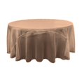 thumbnail image 4 of LA Linen Organza Sheer Round Tablecloth, 4 of 7