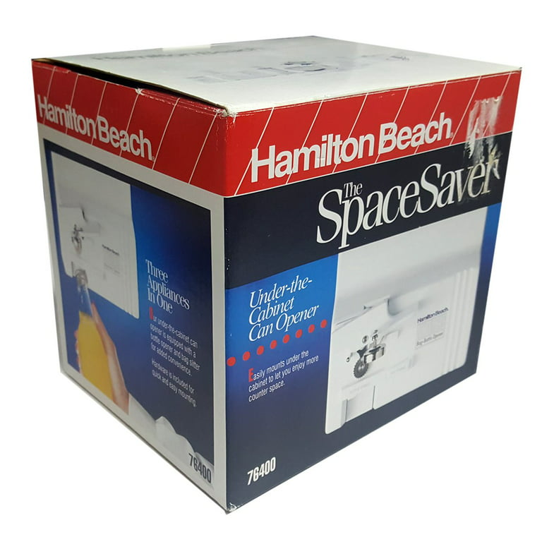 Hamilton Beach Power Opener 76400 Space Saver Under The Cabinet Can Opener