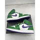 thumbnail image 2 of Ni - ke Size 7Y Youth - Air Jordan 1 Mid Incredible Hulk Court Purple Green Aloe White, 2 of 5