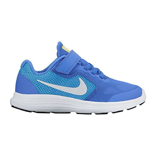 Nike Kids' Preschool Revolution Running Shoes - Blue/White - Walmart.com