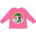 thumbnail image 3 of Inktastic Unicorn St Patricks Day Irish Girls Long Sleeve Toddler T-Shirt, 3 of 5