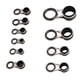 thumbnail image 5 of 10 Uds. Anillos guía para caña de pescar con señuelo, 5 tamaños, juego de guía ocular para caña de pescar de acero inoxidable y cerámica, Kit de reparación de la punta de la caña de pescar fundida, 5 of 12