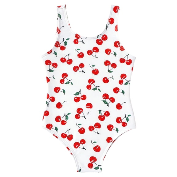 Girls One Piece Swimsuits Adjustable Strap Swimwear with Bra Bathing Suit for Girl 7-14Y Little Girl Swimsuit