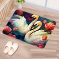 thumbnail image 5 of Swan Polyester Floor Carpet Door Carpet Non-Slip Machine Washable Floor Rug, 5 of 6