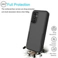 thumbnail image 6 of For Samsung Galaxy A34 5G Case ,Sturdy Phone Case for Galaxy A34 5G 6.6 inch ,Takfox Shockproof Protection Heavy Duty Armor Hard Plastic & Rubber Rugged Bumper 2-in-1 Case Cover (Black), 6 of 11