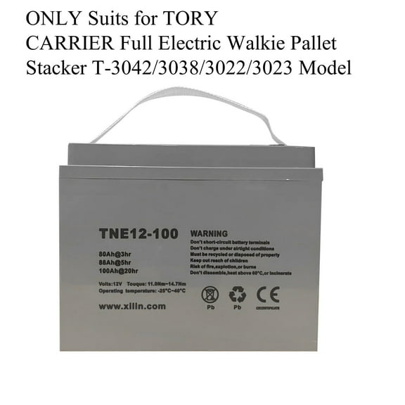 Tory Carrier GEL Battery 12V/100AH for Full Electric Stacker