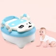 thumbnail image 5 of Happy date Cartoon Baby Toilet Waterproof PP Ergonomic Design Infant Training Potty for Home, 5 of 8