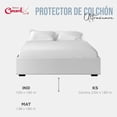 thumbnail image 4 of Protector de colchón Ultrasuave Matrimonial Colchas Concord Color Blanco 138 x 190 cm, 4 of 4