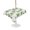 Green, Sage, White, variant on Outdoor Tablecloth with Umbrella Hole for Patio/Picnic/Party/Camping, Ginkgo Leaf Waterproof Table Cloth Rectangle Table Cover Washable, Botanical Plants Dark Green Leaves Cream (60"x 120")