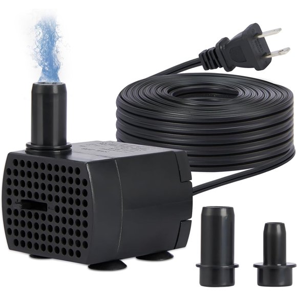 Submersible Aquarium Pump 80GPH 5W Ultra Quiet for Fish Tank