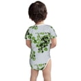 thumbnail image 6 of Rocae Watercolor Green Leaves for Baby Climbing Clothes Soft Baby Romper for Active Infants Comfortable and Breathable Crawling Jumpsuit Unisex Baby Outfit 2 Years, 6 of 8