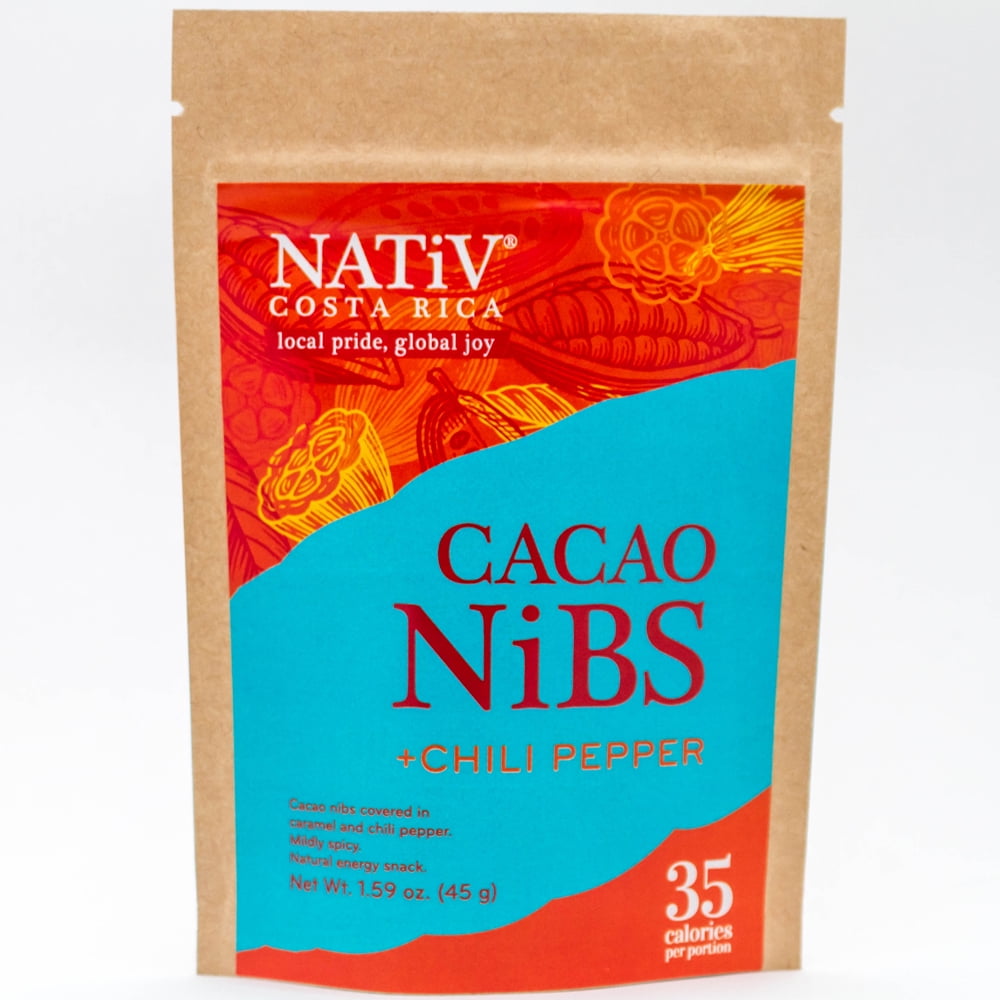 Cacao Nibs Chili Pepper Cacao Nibs Chile Rojo (Pack of 6)