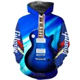 thumbnail image 3 of Sudadera con capucha con estampado 3D de guitarra nueva, sudadera con capucha neutra para hombres y mujeres, para entusiastas de la guitarra, sudadera con capucha de moda urbana de talla grande para n, 3 of 5