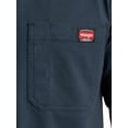thumbnail image 5 of Wrangler Workwear Men's Short Sleeve Heavyweight Pocket Crew Work Shirt, 5 of 7