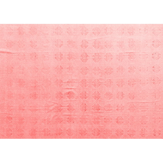 Ahgly Company Indoor Rectangle Abstract Red Modern Area Rugs, 7' x 10'