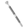 thumbnail image 2 of Pluma De Tatuaje Manual Desmontable Crystal Eyebrow Eyeliner Lip Microblading Needle Pen Siver Guardurnaity CE002778-00, 2 of 7