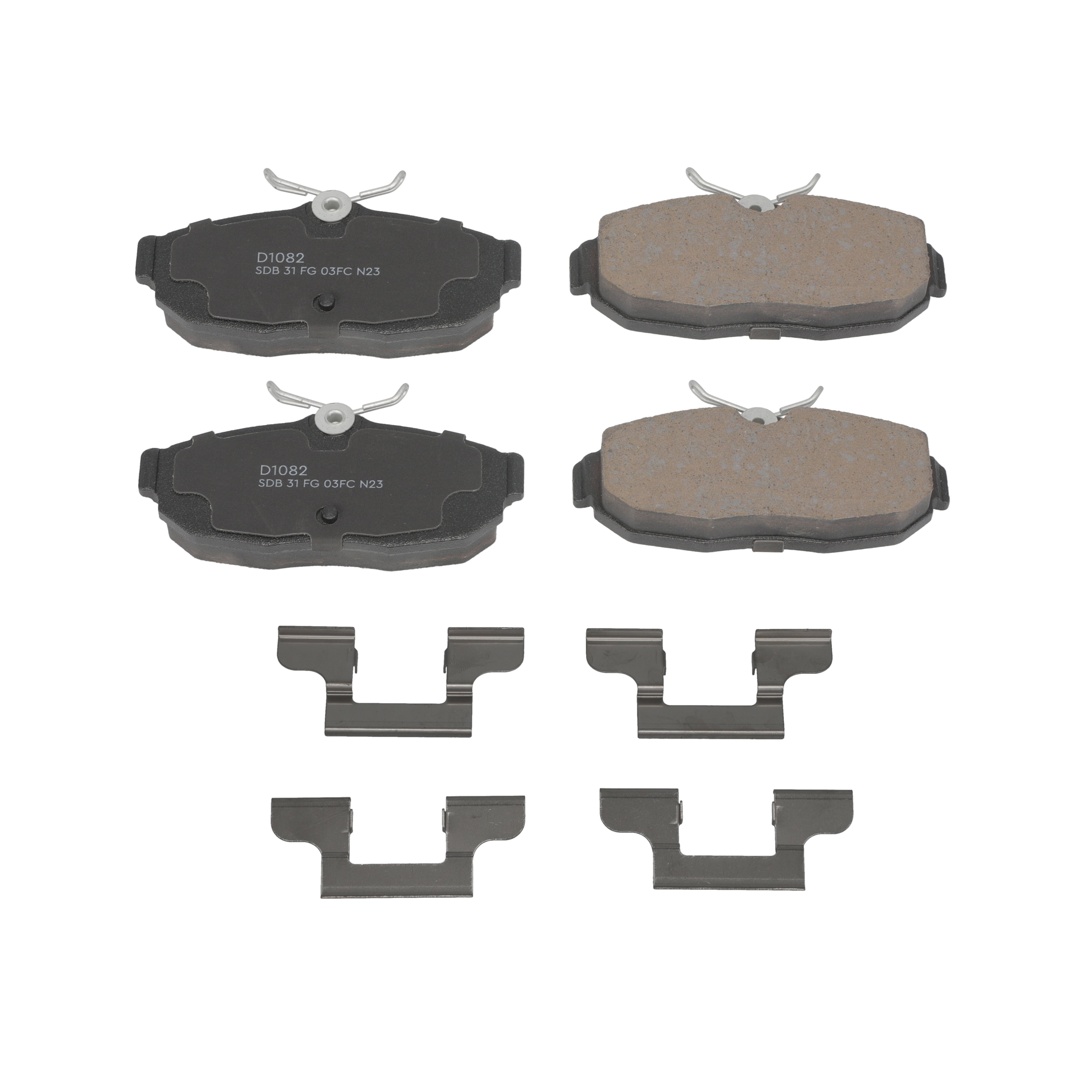 Winstop Brake Pad Set, Rear WS.1082.0.C, Ford Mustang 2013-2005