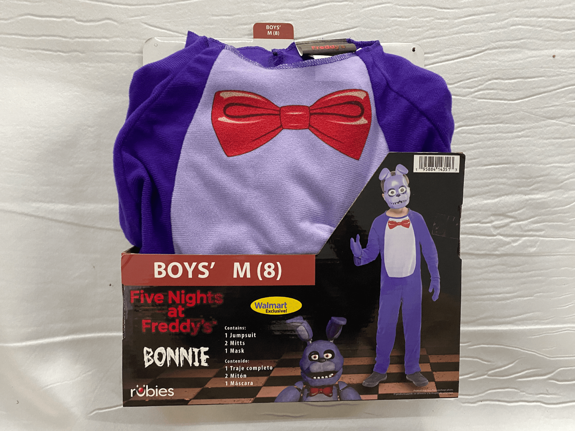 Five Nights at Freddy's Bonnie Halloween Costume for Children, Boys' Size S (6/7), by Rubies
