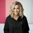 thumbnail image 4 of Dalix Espresso Martini Embroidered Hoodie Fleece Long Sleeve Cropped Sweatshirt Pullover Womens in Black 2XL XX-Large, 4 of 5