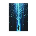 thumbnail image 6 of Yayeee Garden Flag 12" x 18" Double Sided Outdoor Yard Lawn Holiday Decorations, Blue Tree, 6 of 6