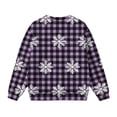 thumbnail image 6 of Piuwrlz Sweatshirts Teen Girls Winter Loose Sweat Top Hoodie Purple Size 12 Years, 6 of 7