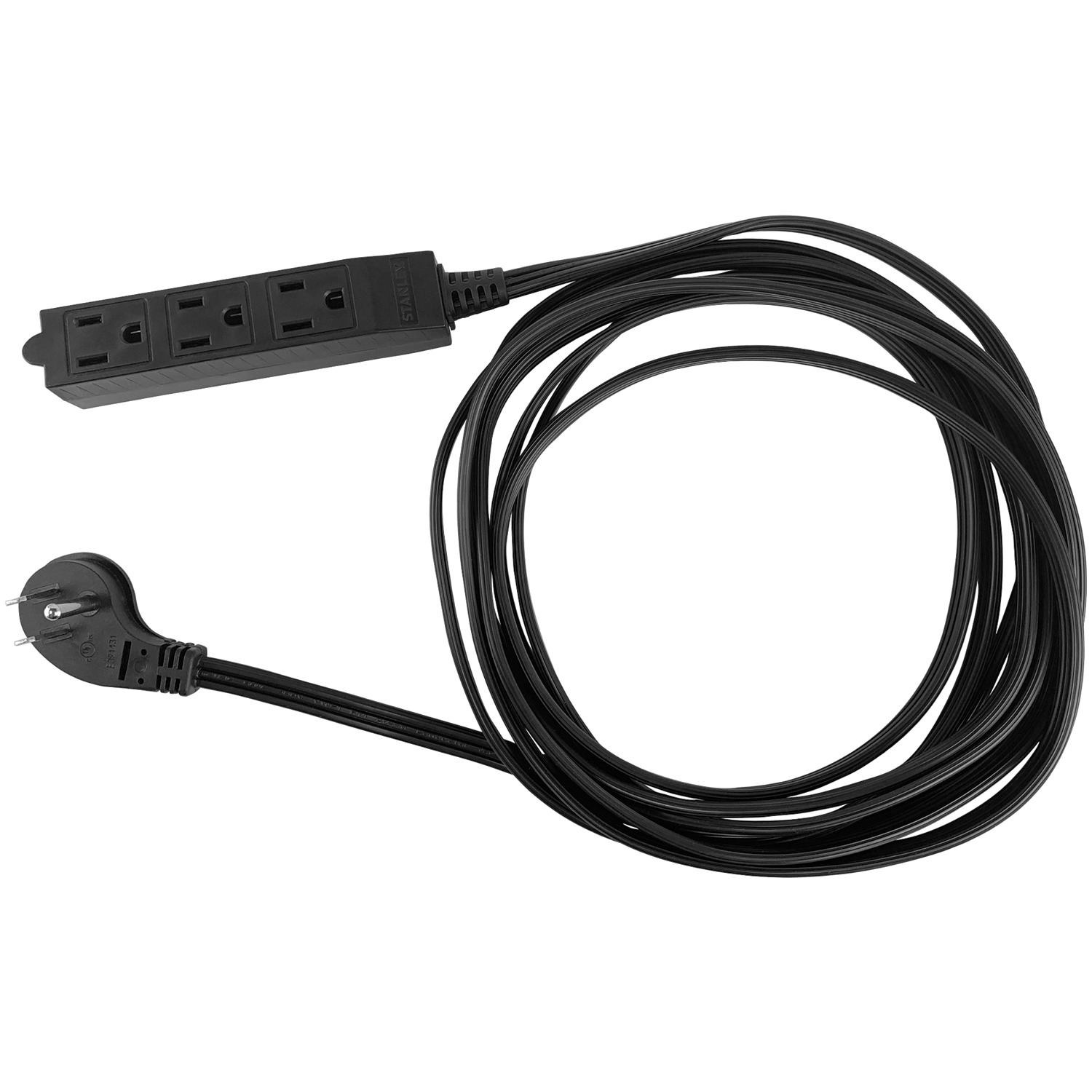STANLEY 31132 CordMax 15-Foot 3-Outlet Indoor Extension Cord
