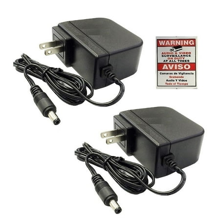 - 2 Pack 12V 2A 12 Volt DC 2 Amp Surveillance Camera Power Supply For Swann, 2 Pack 12V 2A 12 Volt DC 1.5 Amp Surveillance Camera Power Supply For.., By WennoW
