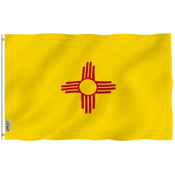 ANLEY Fly Breeze 3x5 Foot New Mexico State Flag - New Mexico NM Flags Polyester