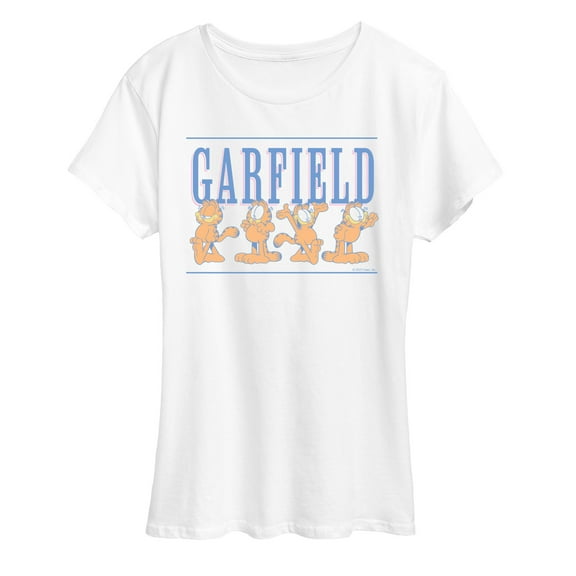 Garfield - Garf Lineup - Women's Short Sleeve Graphic T-Shirt