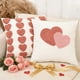 thumbnail image 1 of Funda decorativa de cojín bordado con corazones de San Valentín para sofá y dormitorio, 1 of 6
