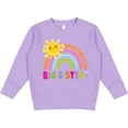 thumbnail image 2 of Inktastic Family Big Sister with Rainbow Toddler Sweatshirt, 2 of 4