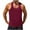 Wine, variant on Ohufall Mens Athletic Running Tank Tops Summer Loose Breathable Workout Undershirts Fashion Casual Solid Sleeveless Round Neck Gym Sport Shirts