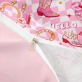 thumbnail image 4 of jejeloiu Pink Western Cowgirl Twin Bedding Kids,Boho Farm Boots Duvet Cover Set For Girls,Reversible,2-Piece(No Comforter), 4 of 6