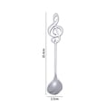thumbnail image 3 of Fyeme 6 Pcs Espresso Spoons,Creative Cute Teaspoons Stainless Steel Staff Musical Notation Shaped Coffee Spoons, 3 of 6