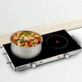 thumbnail image 6 of Courant Electric Double Infrared Burner, Ceramic Glass Hot Plates Cooktop, 1700W - Stainless Steel, 6 of 6