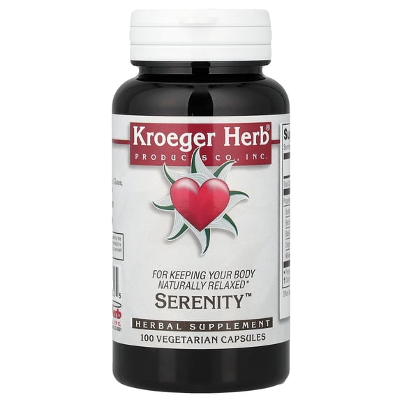 Kroeger Herb Co Serenity, 100 Vegetarian Capsules