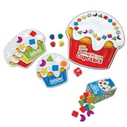 Learning Resources Smart Snacks Shape Sorting Cupcakes Game, 2-4 players, Preschool Games, Ages 3, 4, 5+