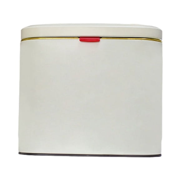 Thinsony Clean And Hygienic Wall-mounted Kitchen Compost Bin With Lid Durable Stainless Steel And Stainless 4L matte white