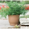 thumbnail image 1 of 16 in. Colonnade Wood Resin Planter, Dark Earth, 1 of 1