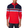 thumbnail image 1 of Club Room chandail-Over Fair Isle pour Hommes, Rouge, Très Grand, 1 of 1