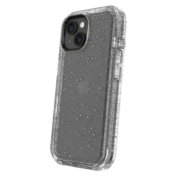 Onn. Rugged Phone Case for iPhone 16e/15 /14 / 13, Antimicrobial, 21 ft. Drop Protection