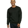 thumbnail image 4 of Men's Crewneck Long Sleeve Sweatshirt, Black 2XL, 1 Piece, 4 of 5