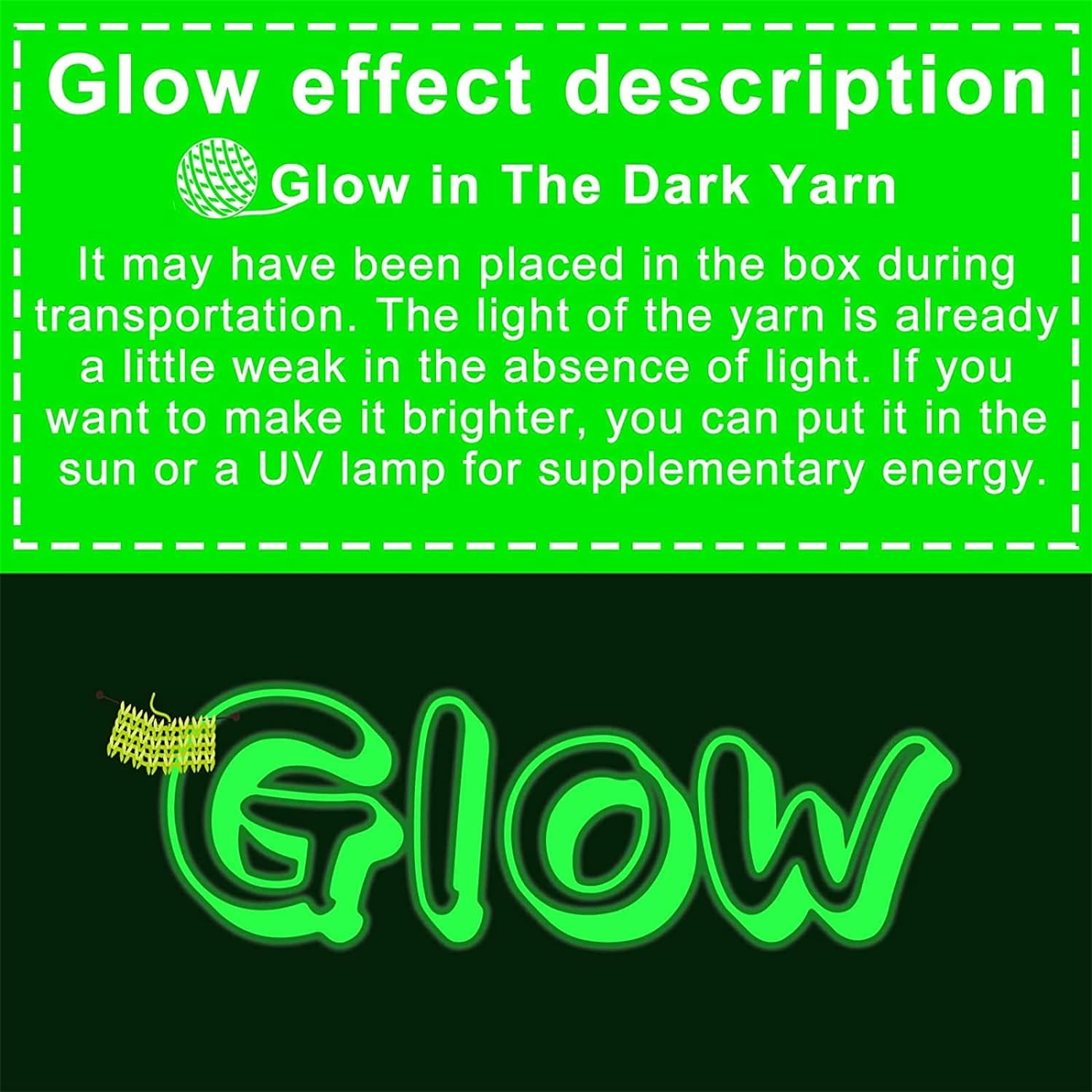 6PCS Glow in The Dark Chenille Yarn 70m/Roll for Crocheting DIY Handcrafts