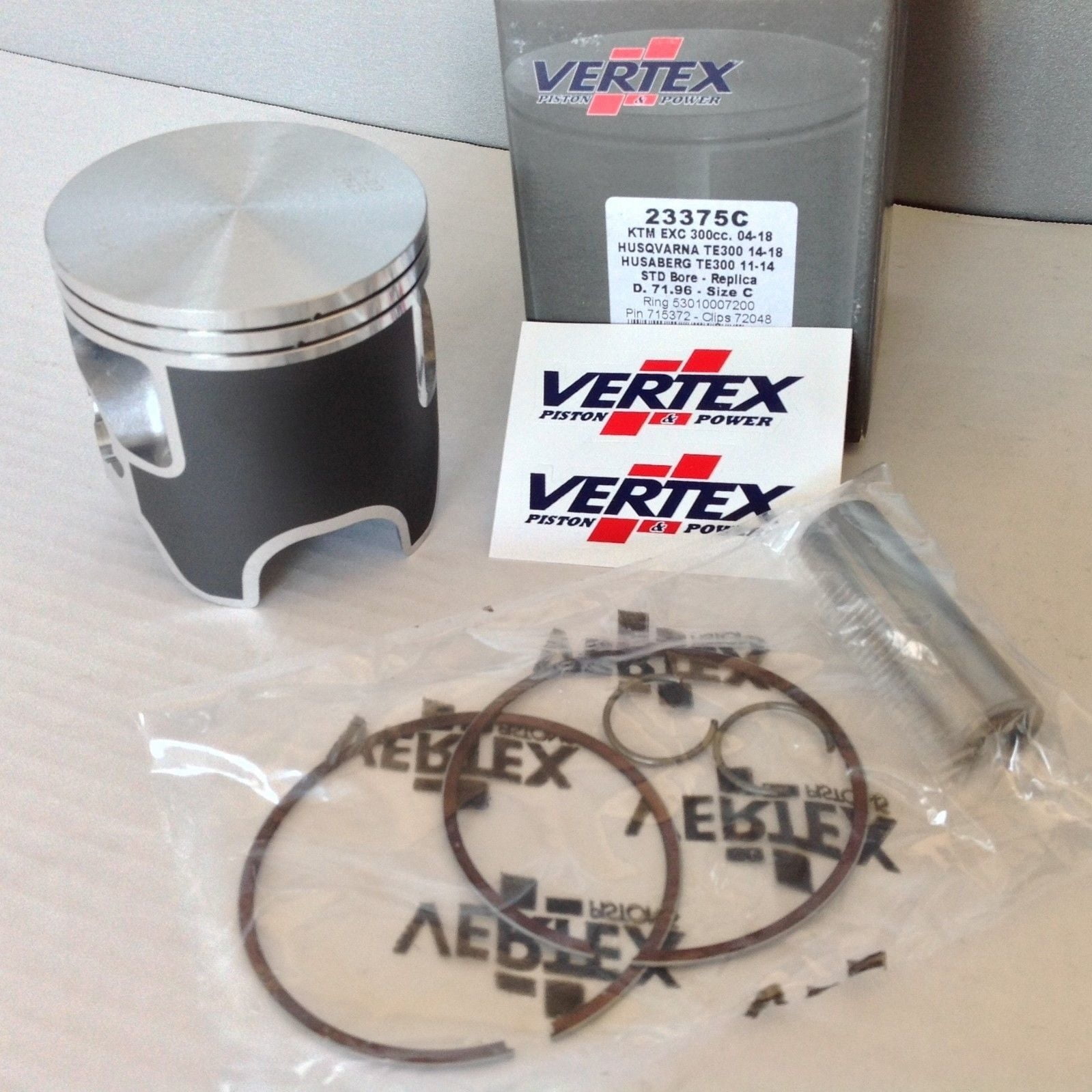 Vertex 53010007200 Piston Ring