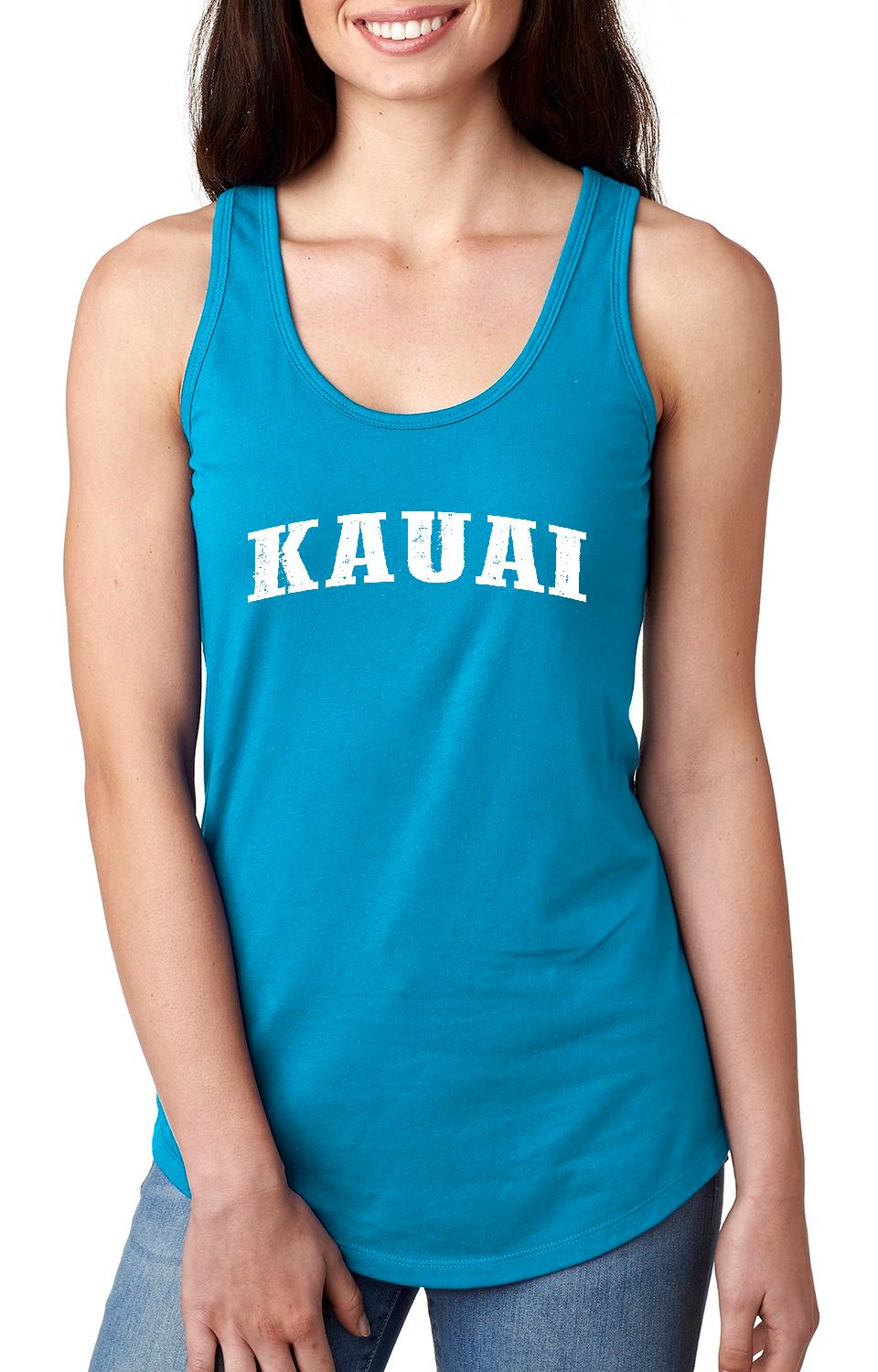 IWPF Womens Kauai Hawaii Racerback Tank Top